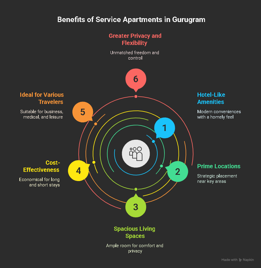 Benefits of Serviced Apartment